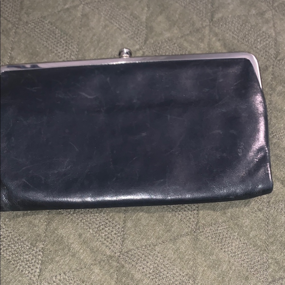 HOBO  Black Leather Clutch